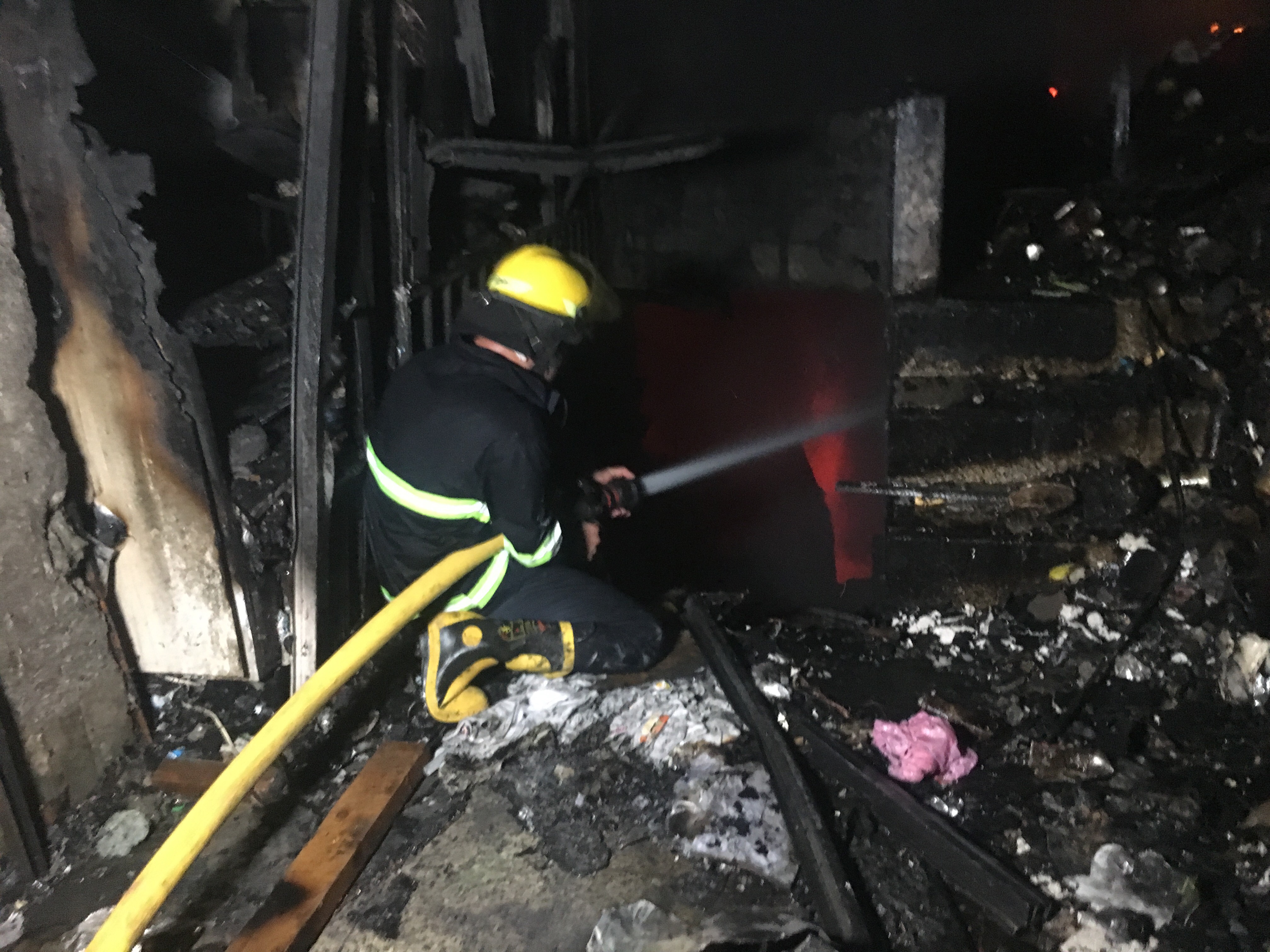 PHOTOS: Firefighters extinguish blaze in Erbil's old market 